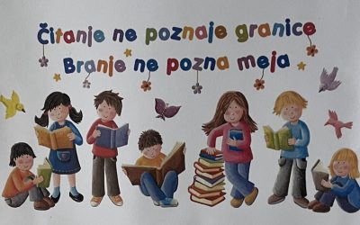 MŠ_2. razred_BRANJE NE POZNA MEJA_SODELOVANJE S PARTNERSKO ŠOLO OŠ ANTONA MIHANOVIĆA, KLANJEC
