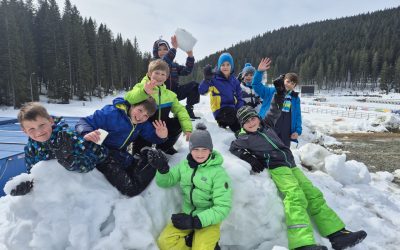 MŠ_ŠD_3. a in 3. b: Sankanje na Pokljuki